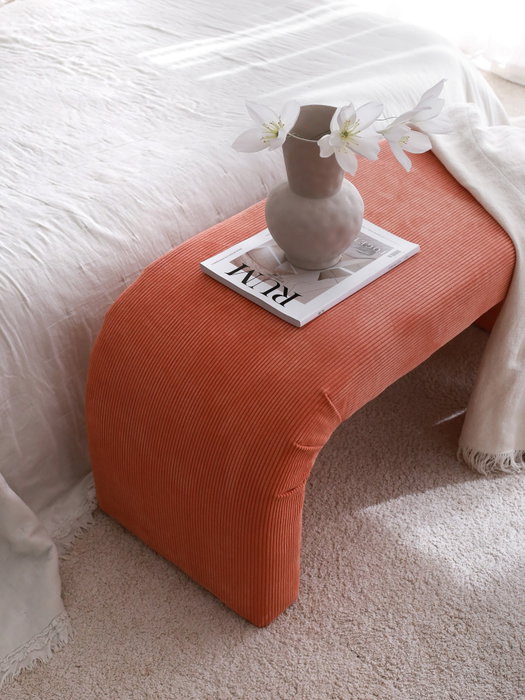 Atelier Del Sofa Nu Bench - Coral Atelier Del Sofa Nu Bench - Coral